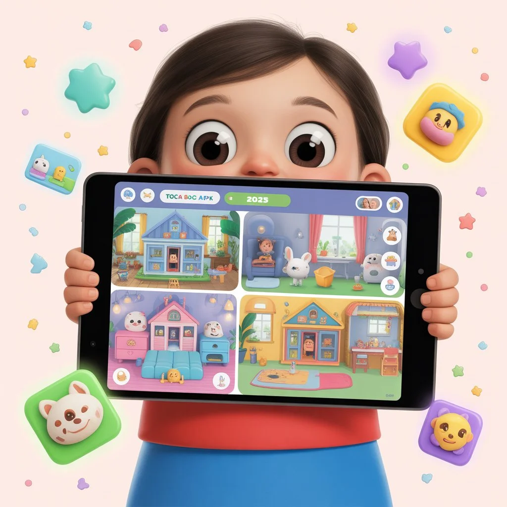Toca Boca Mod APK 2025 – Features, Benefits & Safety Tips for Kids 2 Toca Boca Mod APK unlocked locations 2025 gameplay screenshot